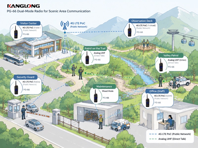 Scenic Spot Wireless Coverage Solution